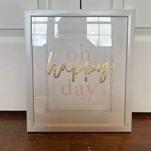 Oh happy day wall decoration picture